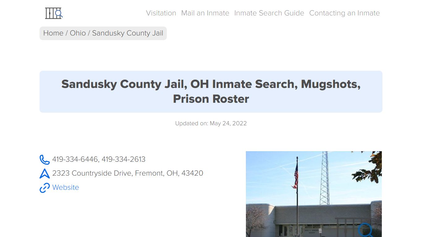 Sandusky County Jail, OH Inmate Search, Mugshots, Prison ...